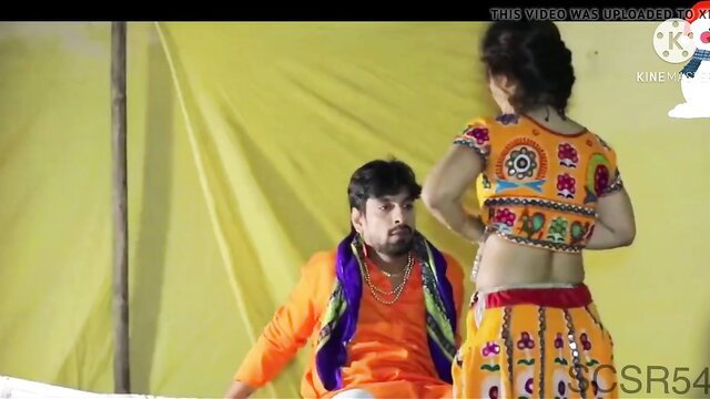 Desi Rajasthani woman Zoya in sexy ghagra choli teasing man outdoors