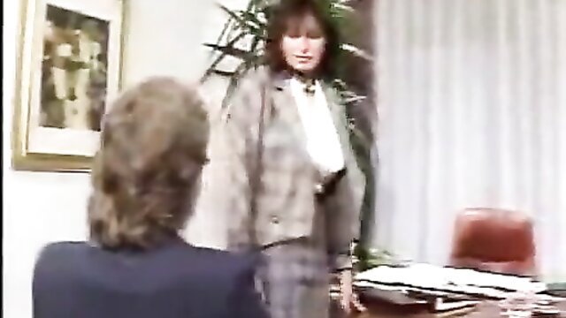 Teresa in sexy office skirt suit, 1985 vintage porn thumbnail