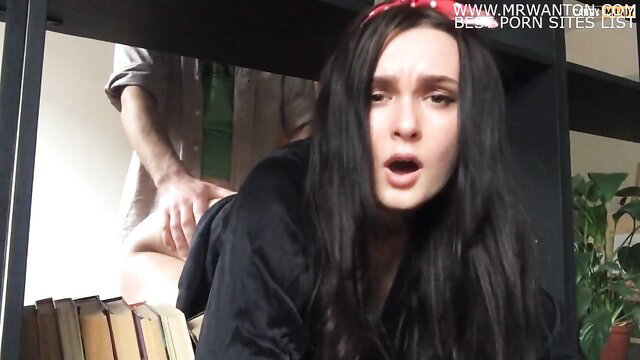 Candy Milady hot stepmom stuck, no panties, fingered from behind