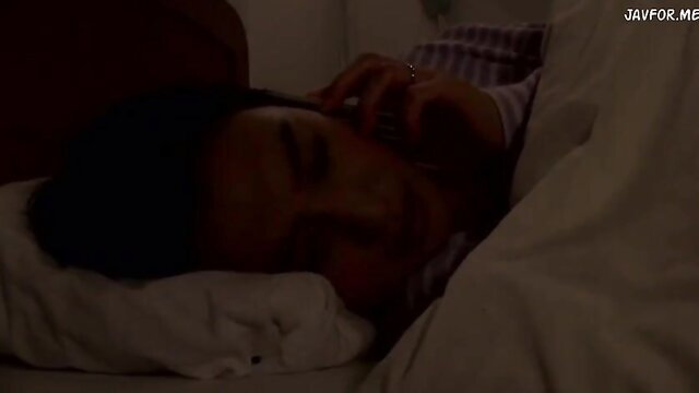 Iori Kogawa sleeping in pajamas, seductive JAV thumbnail
