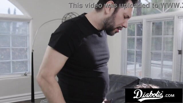 Tommy Pistol bulging belly in black tee, Diabolic adult video thumbnail