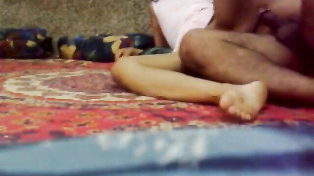 Indian babe pounded hard by old man on cam