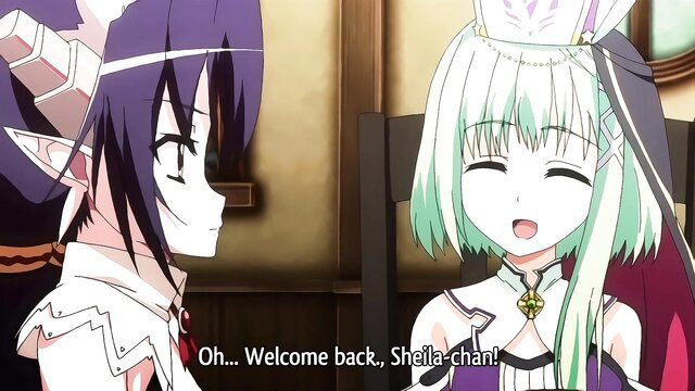 Shella-chan welcomed back by cute bunny elf girl in Venus Blood hentai