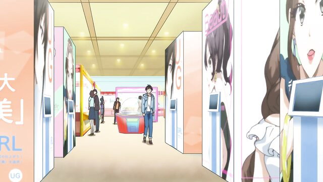 My First Girlfriend Is A Gal hentai girls at event booth uncensored
