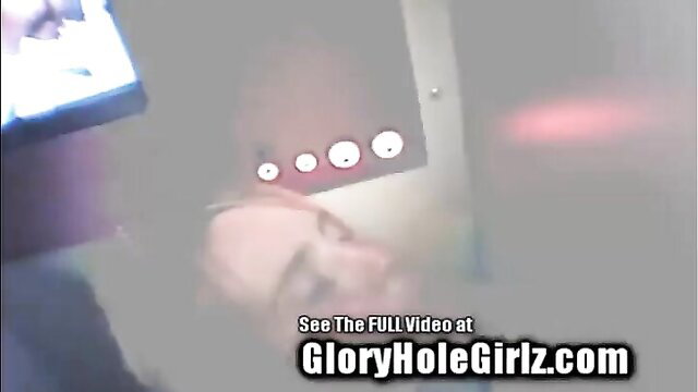 Gloryhole girl sucking cock through holes compilation thumbnail