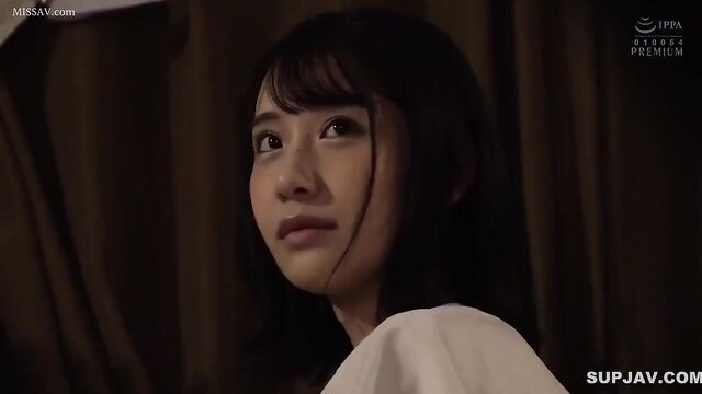 Emi Nishino Japanese announcer in white blouse, seductive gaze