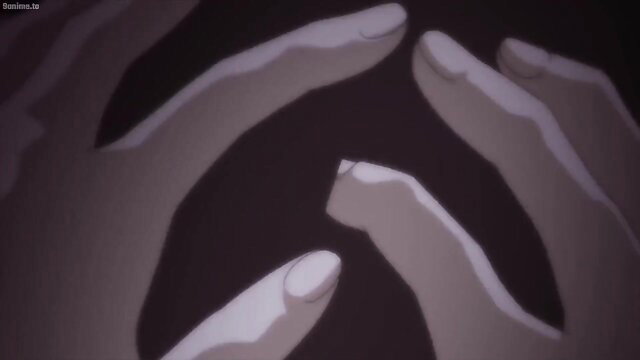 Anime hands gripping close-up in hentai fanservice compilation