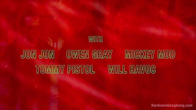 Amber Ivy with Jon Jon, Owen Grey, Mickey Mod, Tommy Pistol, Will Havoc gangbang