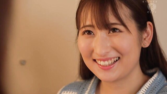 Jun Suehiro smiling in BBAN-509 childhood friend JAV thumbnail