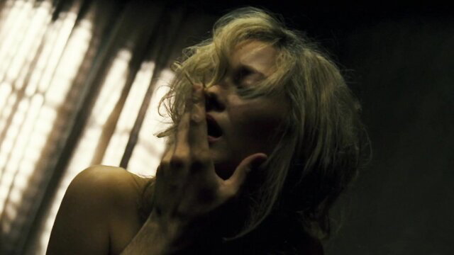 Marion Cotillard nude gasp in La Boite Noire 2005 scene