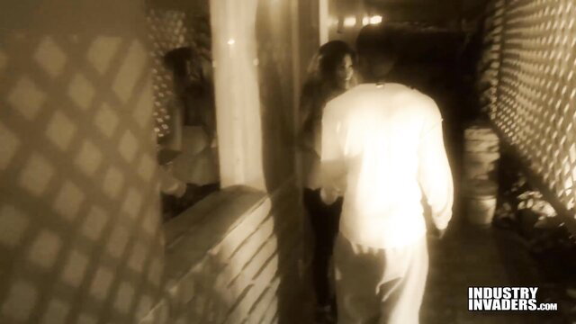 Asian woman fucked hard by BBC in dark alley scene