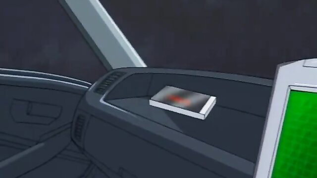 Animated car dashboard with red cassette tape and green phone screen