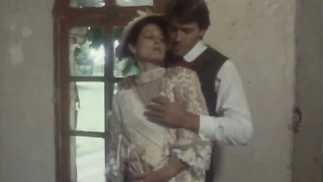Anne Fontaine as Mathilde in romantic 1990s Série rose embrace