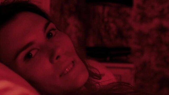 Marina Hands nude tits in bed, red lighting from Diving Bell and Butterfly