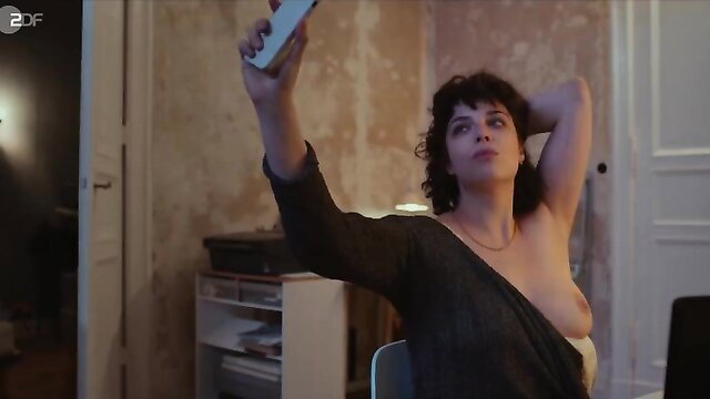 Anna Werner Friedmann topless selfie nude tits in WatchMe Sex sells
