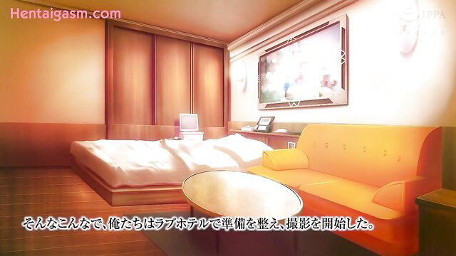 Anime hentai sisters AV debut behind scenes in bedroom