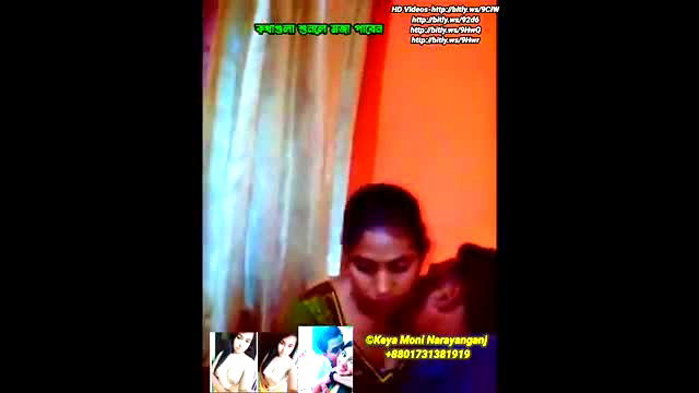 Bangla Delhi Bhabhi in green saree, sultry affair thumbnail