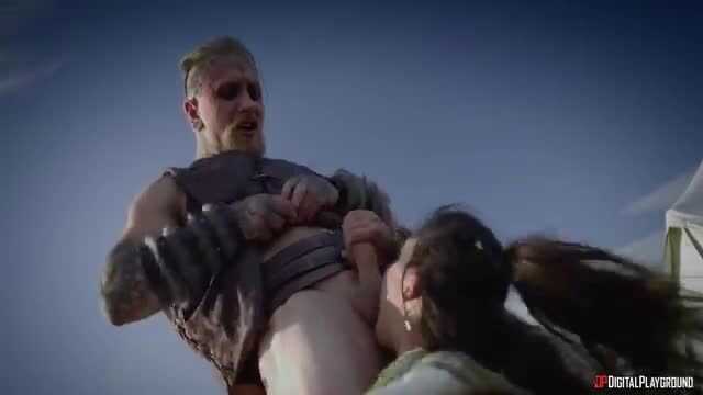 Amirah Adara fucked hard by Viking hunk in Clash Of The Vikings