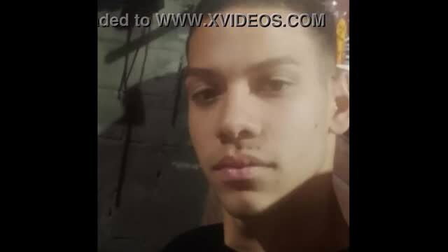 Mixed-race twink Que stares intensely in amateur gay challenge vid