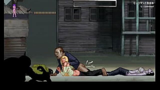 Blonde hentai girl fucked by zombie with huge cock and cum in Parasite in City