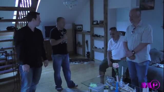Mia Luxxx in gangbang scene with 4 men, FapHouse adult video