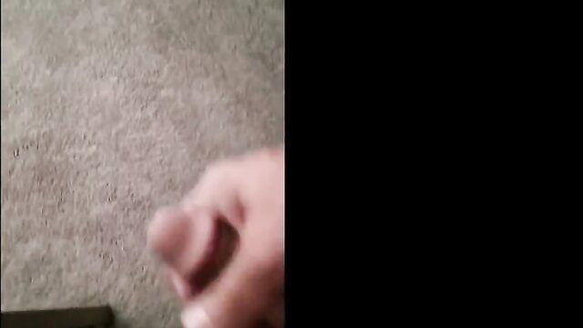 Hotwife fingers pussy on carpet for 46th birthday sailor tease