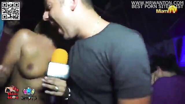 Jenny Scordamaglia groped by TV host in public bet challenge