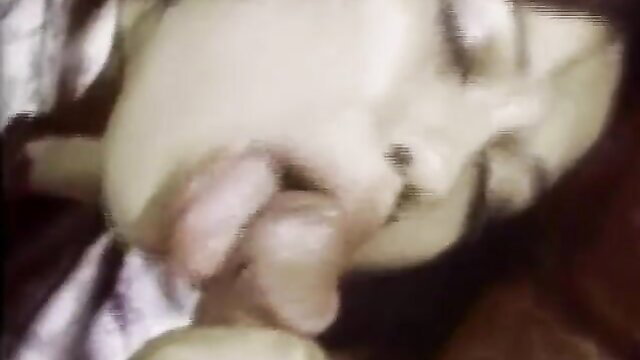Retro Chinese foot fetish closeup with toes in mouth, hairy pussy tease