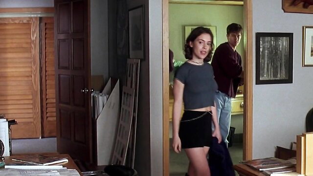 Reese Witherspoon in sexy crop top and mini skirt from Fear 1996