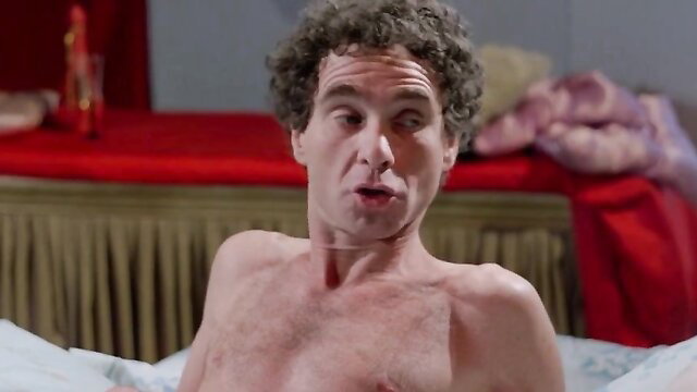 Nude hairy man with curly hair in vintage 1982 porn Liquid Assets