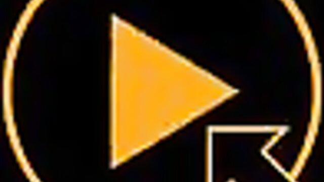 Play button on black background for HD fertile BBC breeding PAWG video