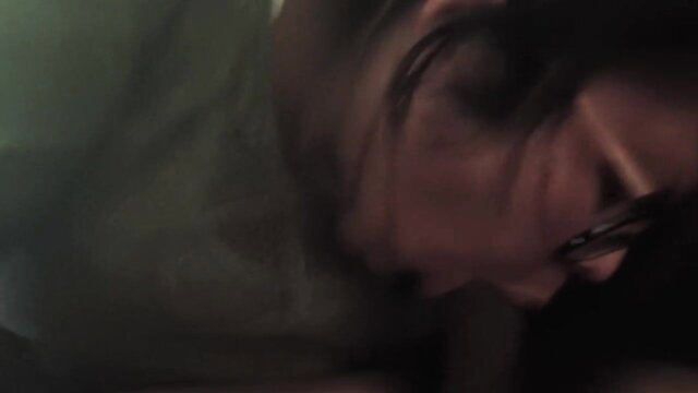 Hot single mom deepthroating cock hungrily after years