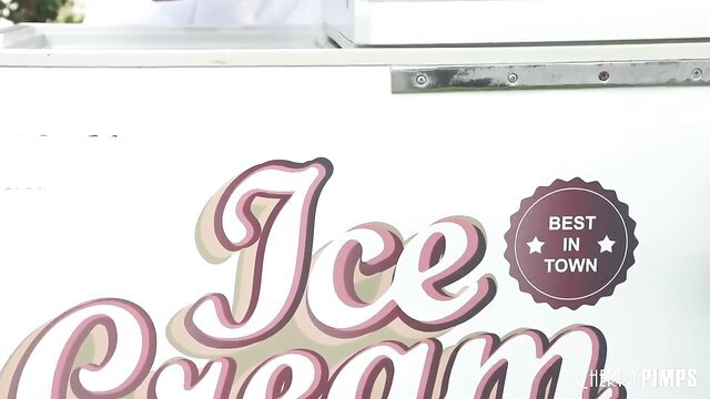 Cherry Pimps Best Ice Cream in Town truck, Liz Jordan Codey Steele porn