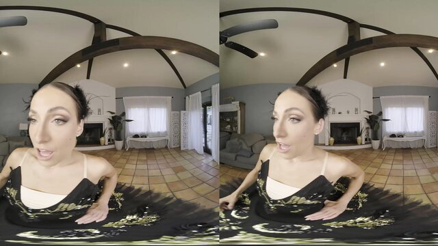 Ballerina Nina Nieves & Alexis James in Black Swan lust, sexy tutu tease
