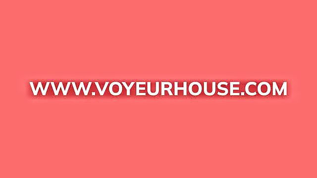 VoyeurHouse April and Nyx fingering pussy hard on couch