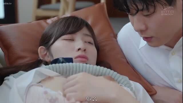 Setora Yoi sleeping with huge tits exposed next to caring boyfriend EBWH-285
