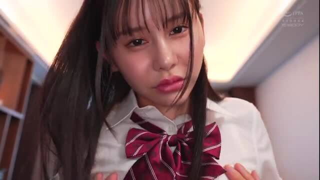 Runa Amane K-cup JAV schoolgirl teases in uniform POV closeup