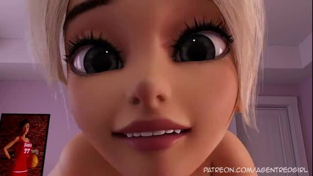 Doe Candy blonde horny mama closeup smile POV tease