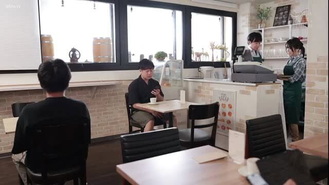 Minami Nana embarrassed smile hand on face, JAV interview