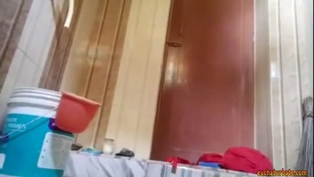 Indian big tits webcam girl in bathroom setup