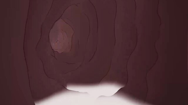 Abstract purple spiral tunnel artwork, erotic fantasy void tease