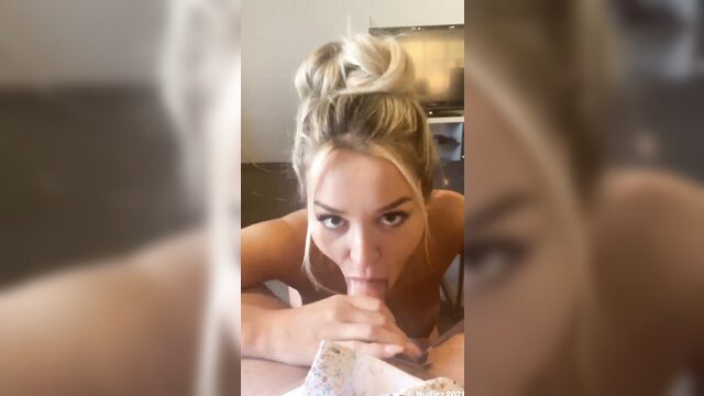 Heidi Grey sucking boss dick in interview for big raise