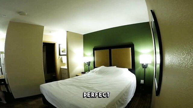 Surprise cuckold hotel room bed setup from eFukt video thumbnail