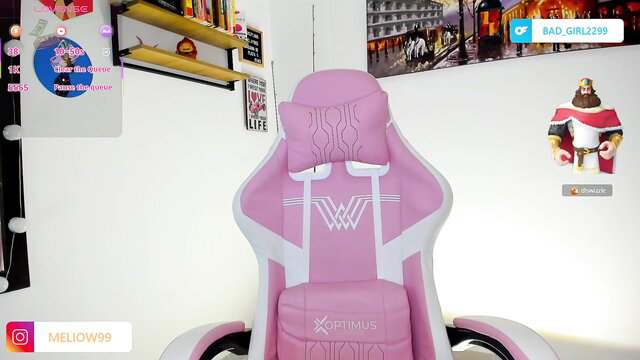 Natasha_oficial in pink gaming chair, latina teen big boobs Chaturbate