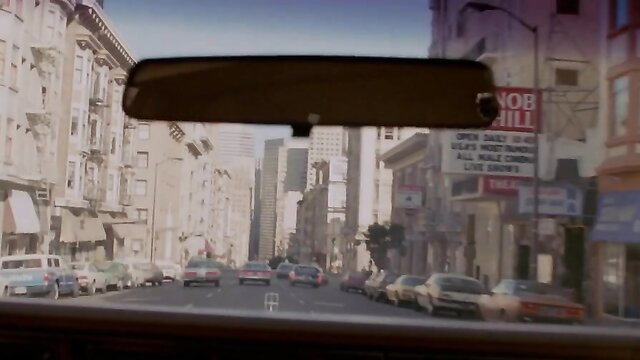 Retro 1985 Blue Ice vintage hardcore San Francisco street drive view