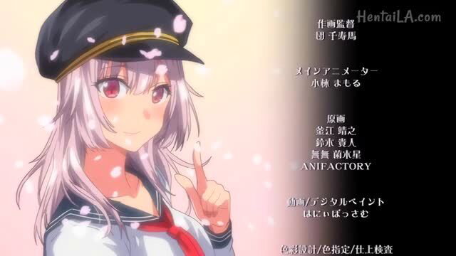 Anime schoolgirl in sailor uniform flashing peace sign