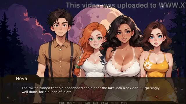 Four attractive anime characters for taboo farm kink adult game thumbnail