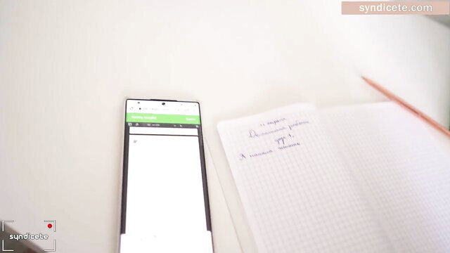 Hot student seduces teacher at desk in amateur hookup