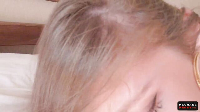 Blonde step-sister closeup POV first meeting tease by Michaelfrost