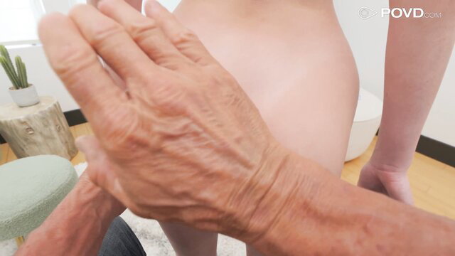 Melanie Marie nude POV ass grabbed by boyfriend watching